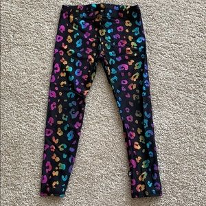 Girls leopard leggings